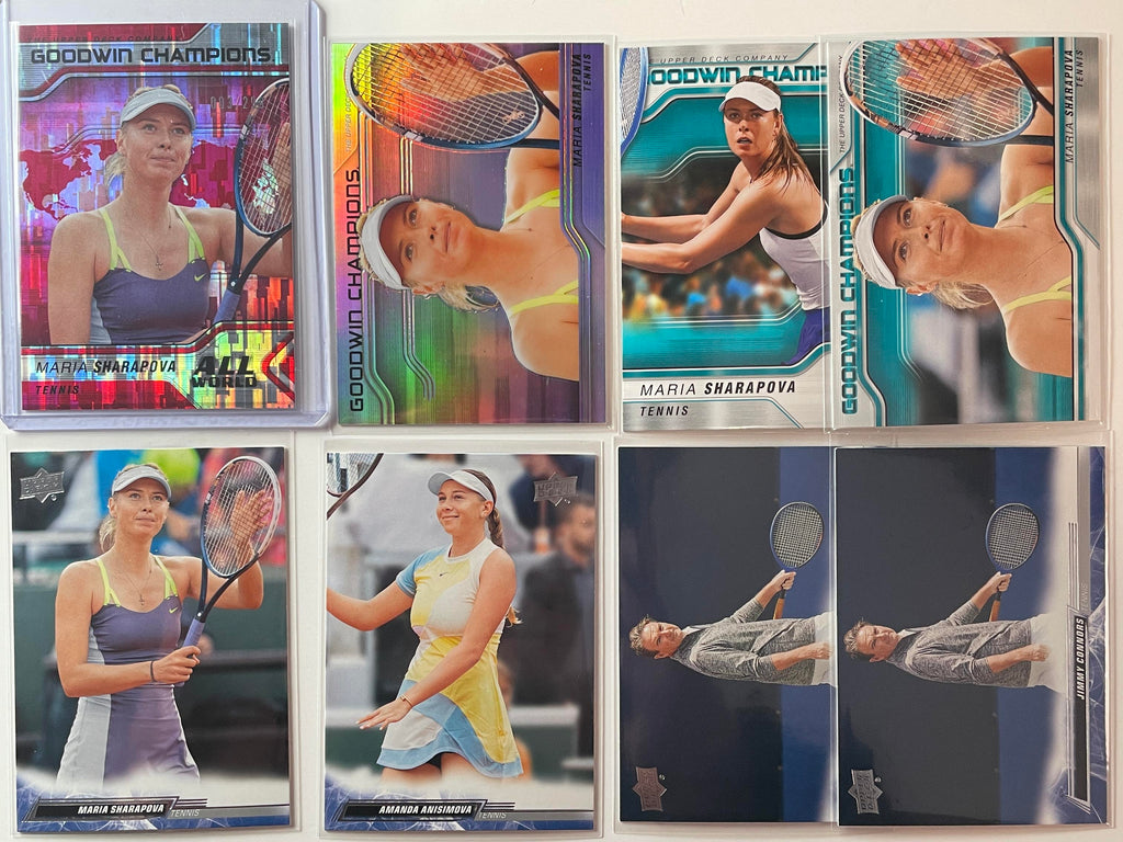 2023-24 Goodwin Champions Maria Sharapova All World Red /299 Tennis SP Set (x8)