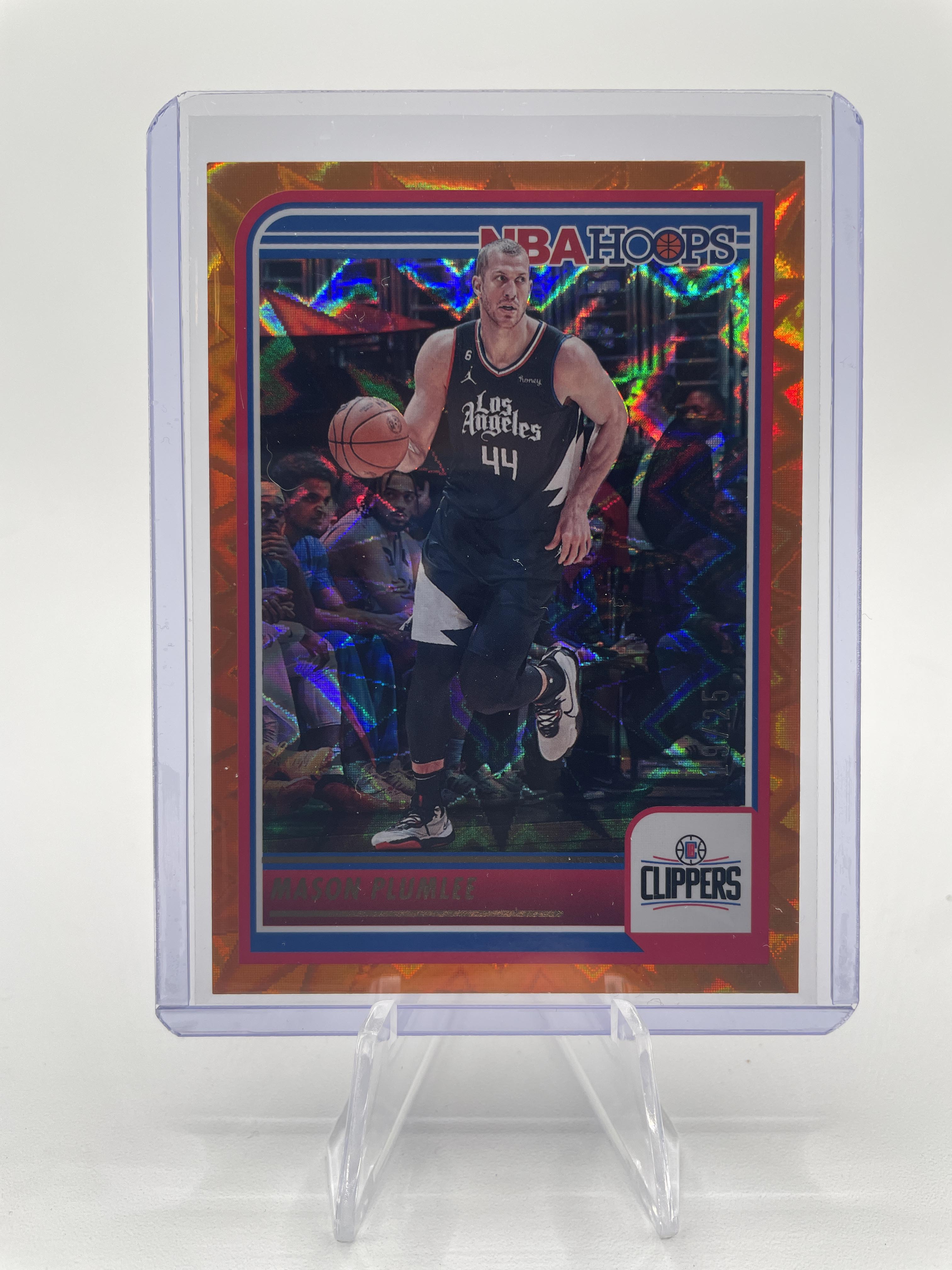 2023-24 NBA Hoops Mason Plumlee Orange Explosion SP /25