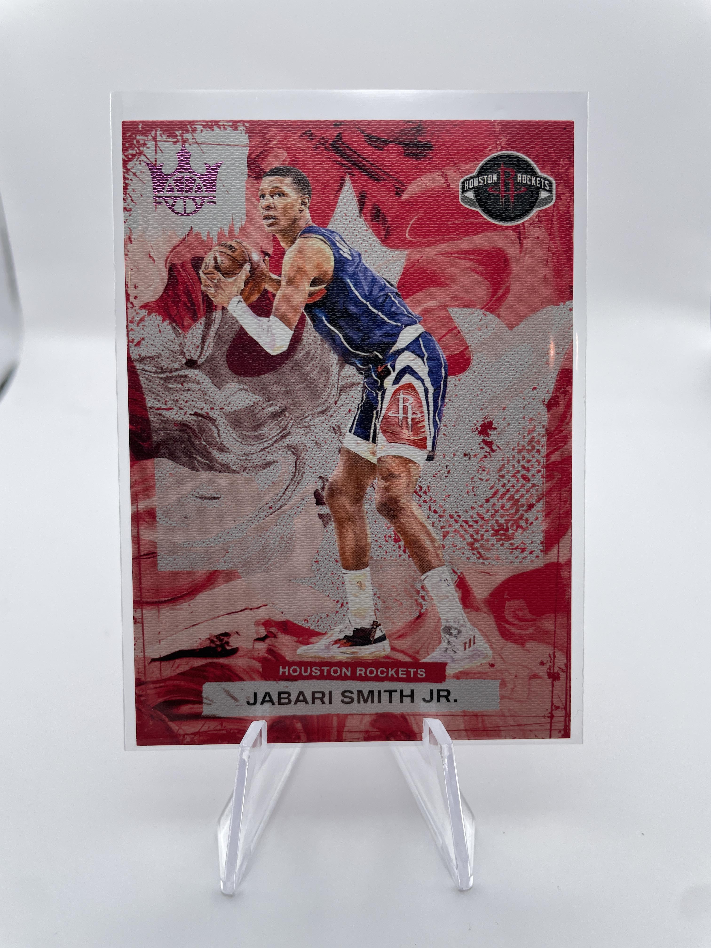 2023-24 Panini Court Kings Jabari Smith Jr Red Parallel /99 #41