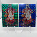 2023-24 Panini Mosaic Jabari Smith Jr. Green Prizm /75 + Blue Prizm /199