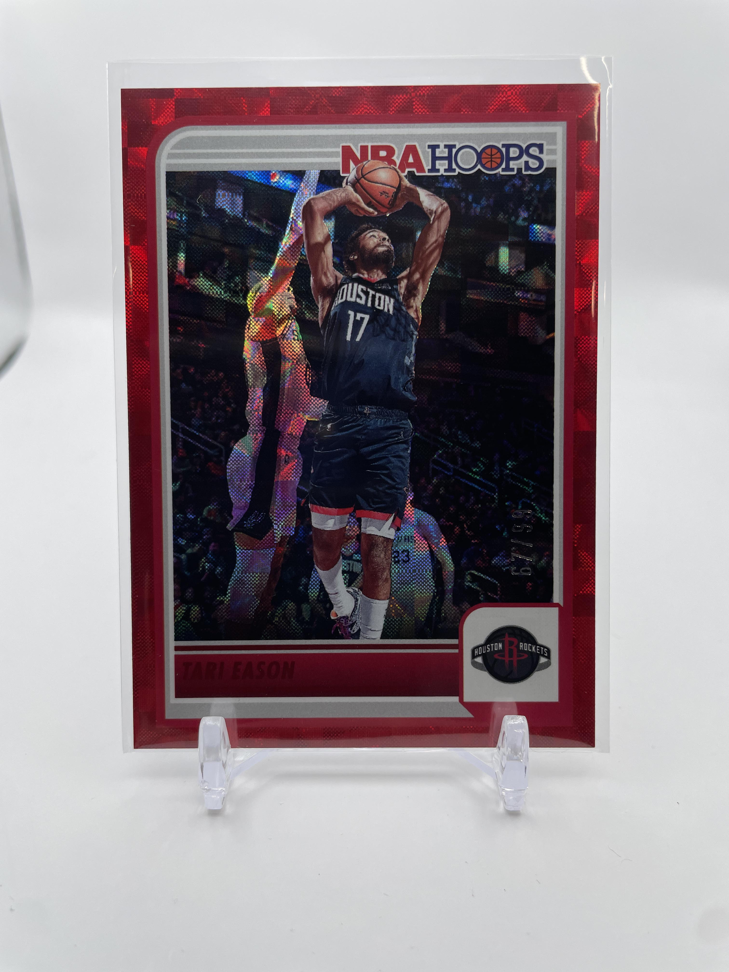 2023-24 Panini NBA Hoops Asia Tari Eason Hyper Red Prizm /99