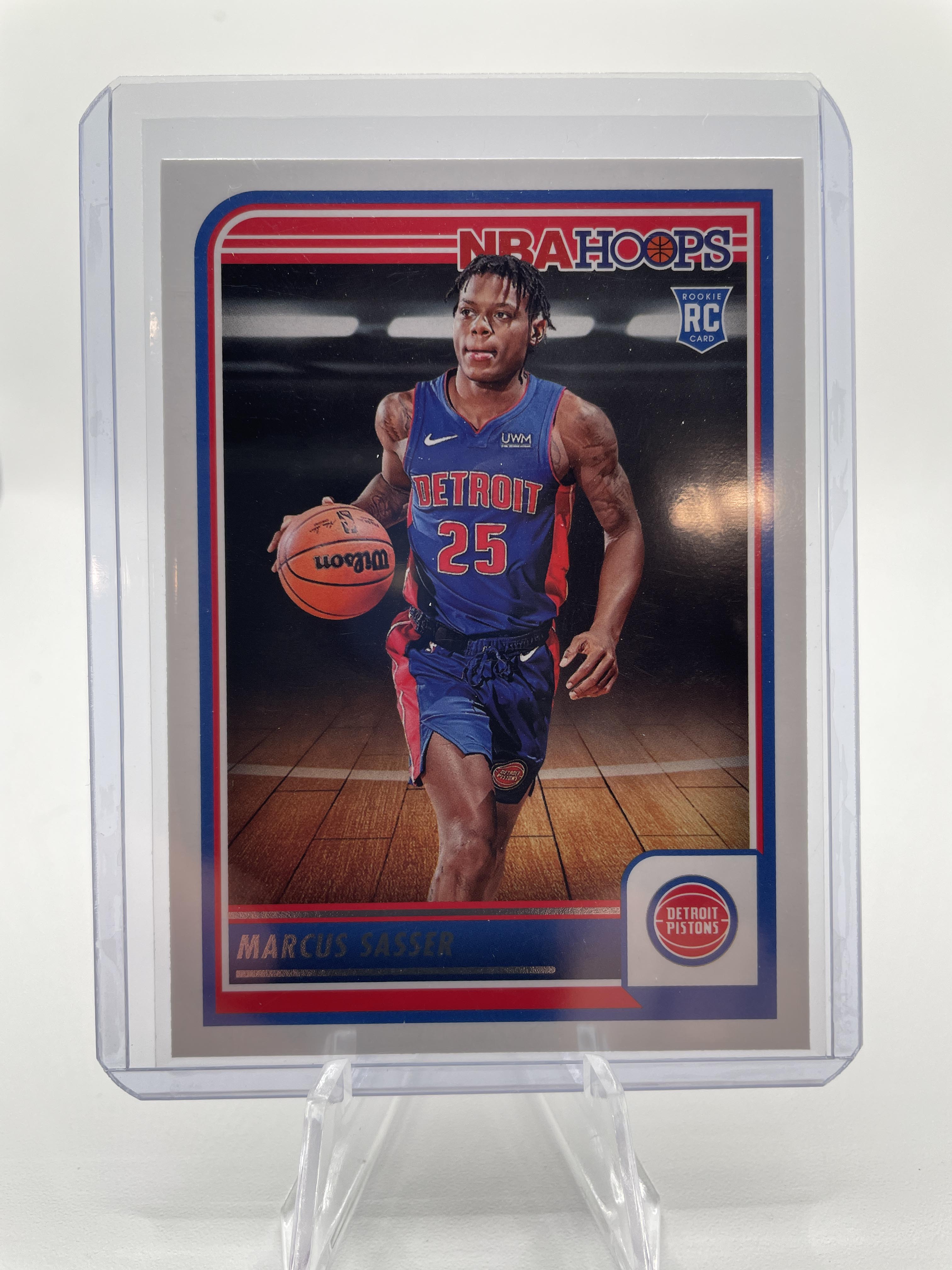 2023-24 Panini NBA Hoops Marcus Sasser Red Back Rookie SP #260