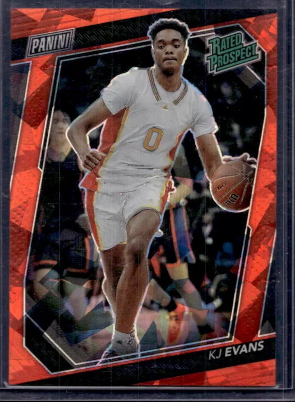 2023-24 Panini National VIP Kwame KJ Evans Rated Prospect Red Ice Prizm /199