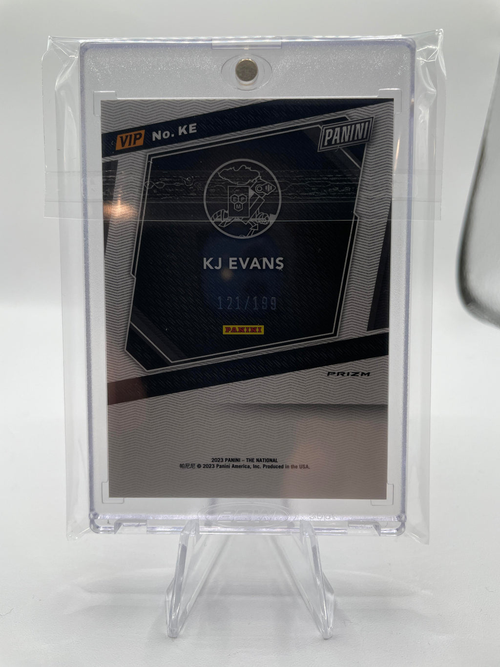 2023-24 Panini National VIP Kwame KJ Evans Rated Prospect Red Ice Prizm /199