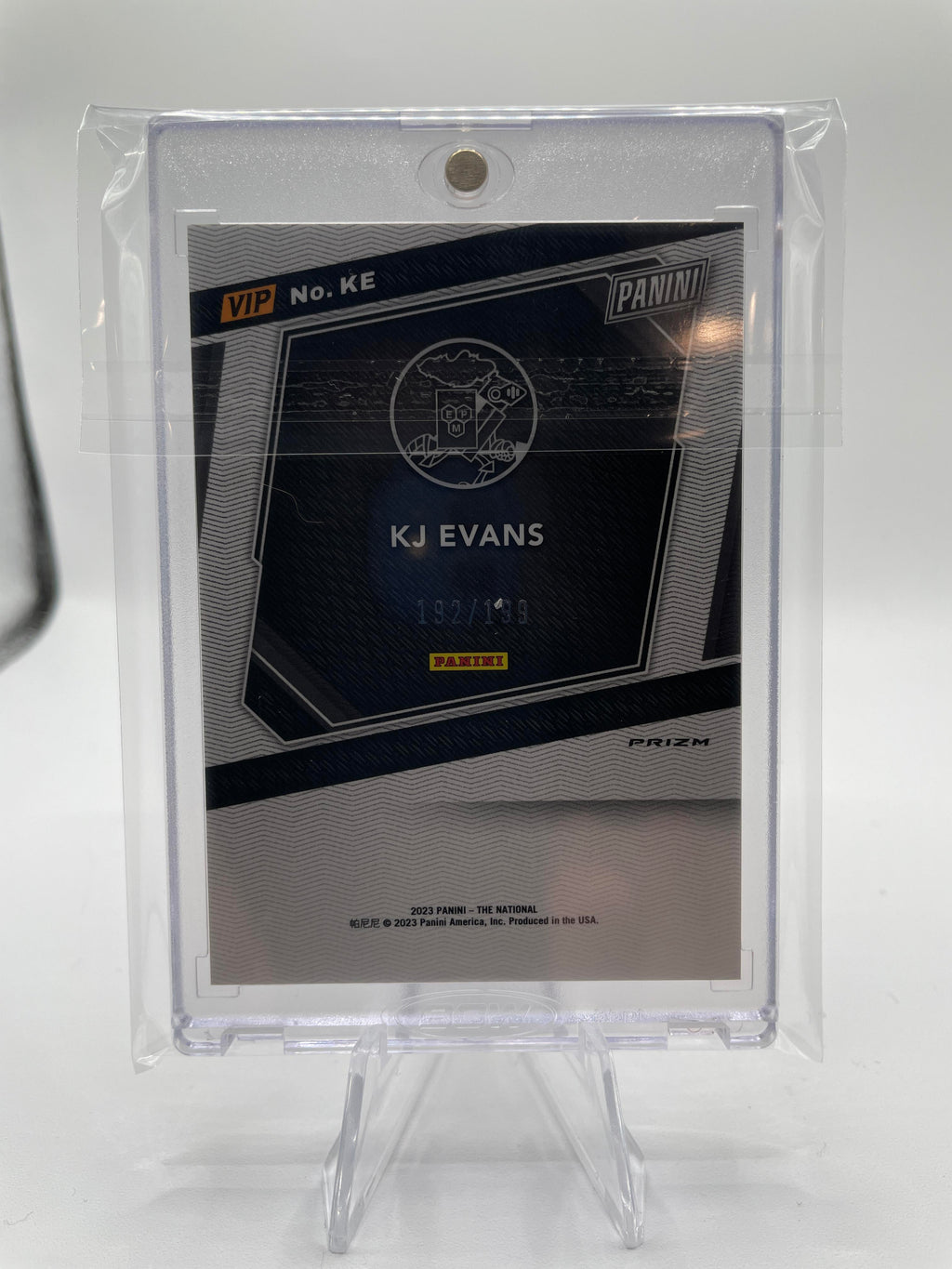 2023-24 Panini National VIP Kwame KJ Evans Rated Prospect Red Ice Prizm /199