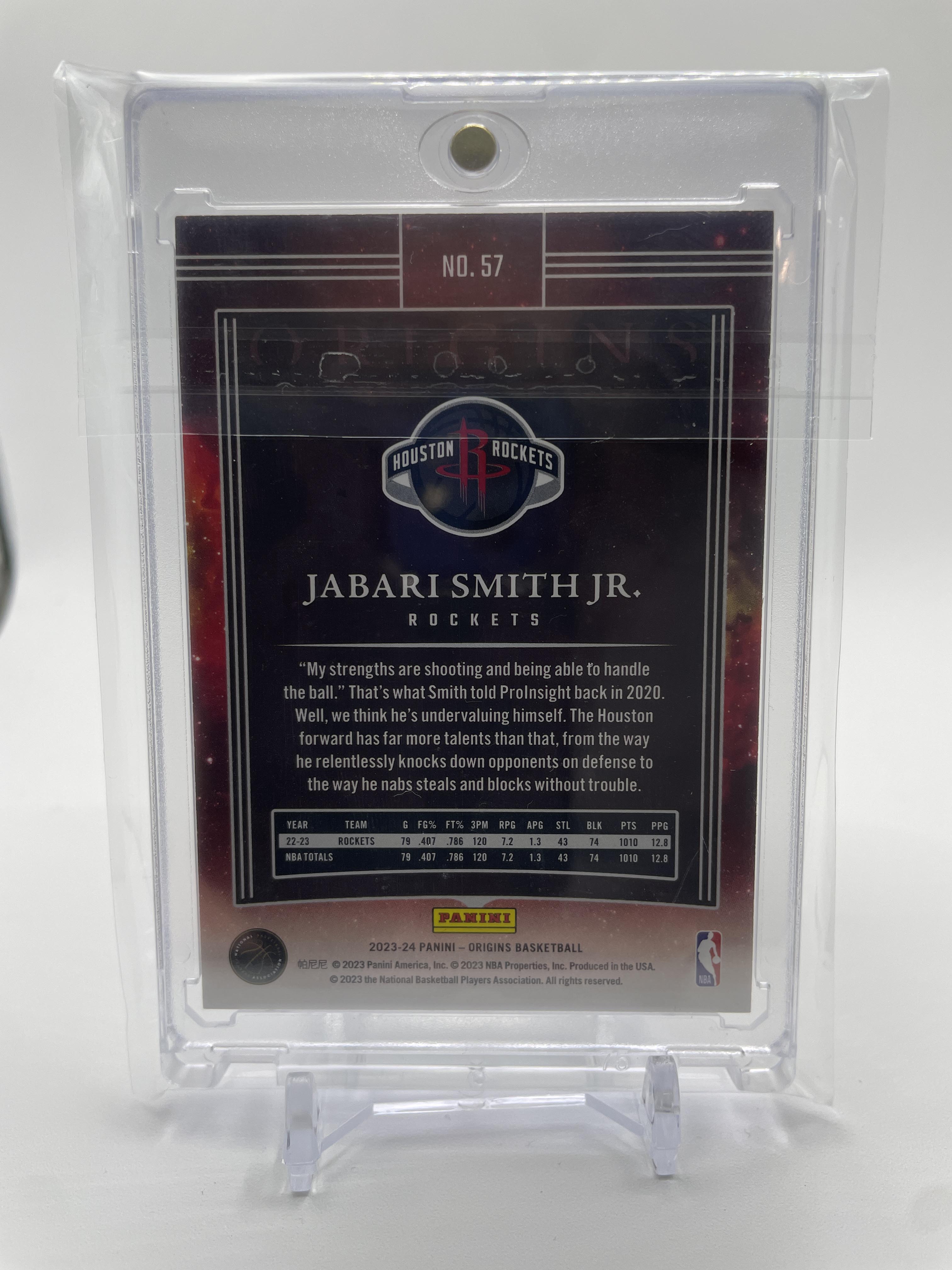 2023-24 Panini Origins Jabari Smith Jr. Variation SP /25 #57
