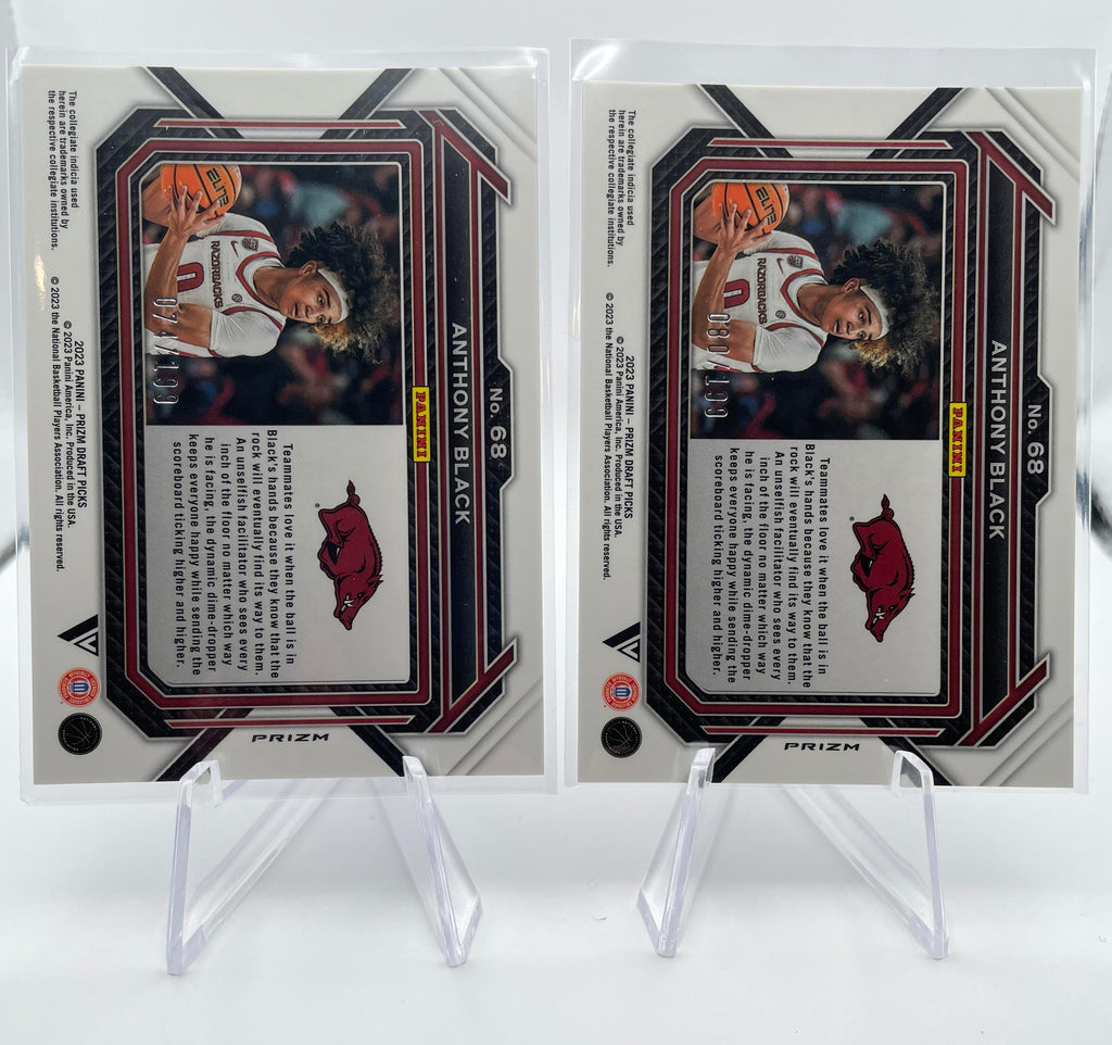 2023-24 Panini Prizm DP Anthony Black Choice Prizm /88 + Purple Var /75 Set (x6)