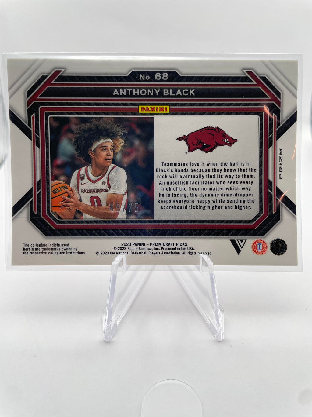 2023-24 Panini Prizm DP Anthony Black Choice Prizm /88 + Purple Var /75 Set (x6)