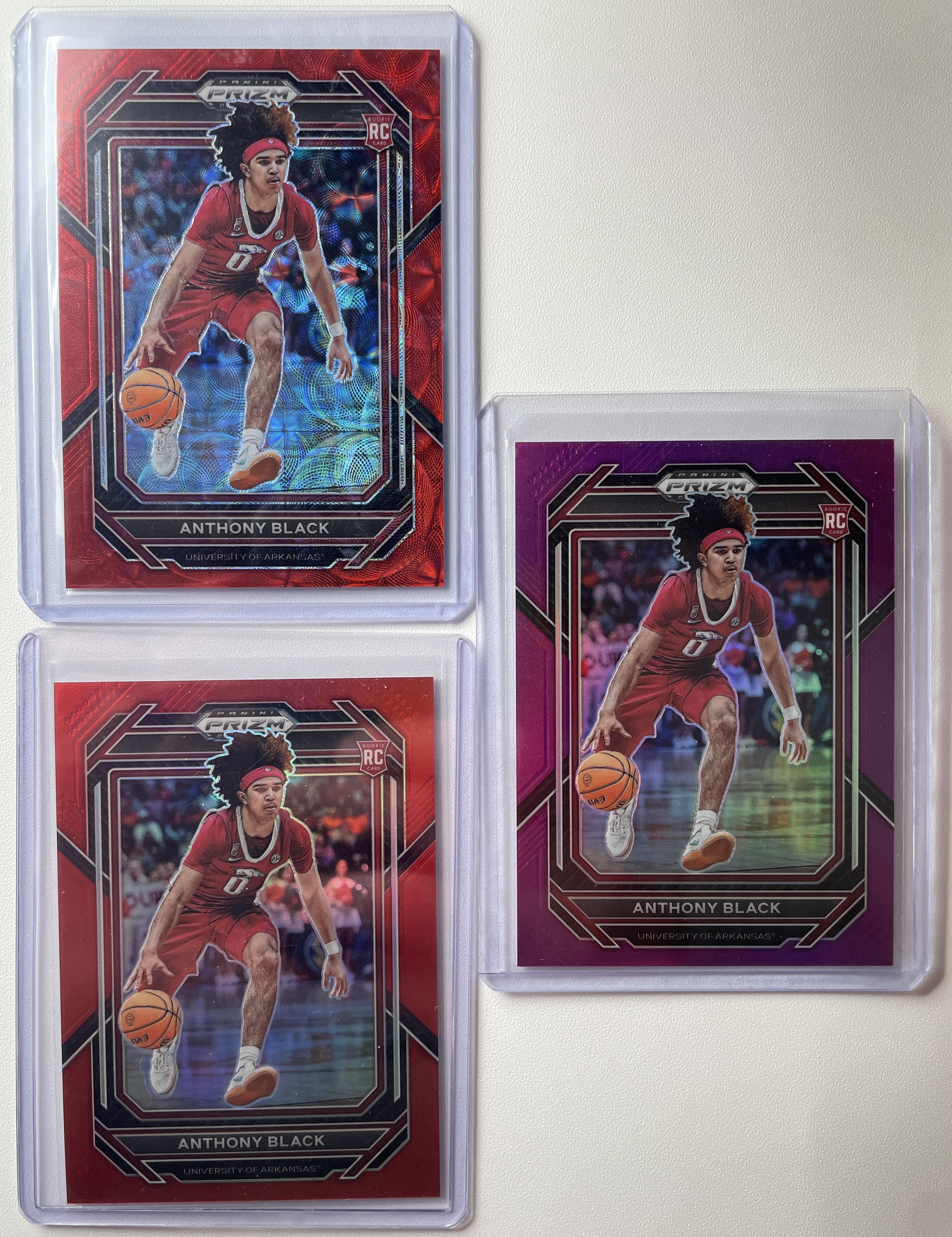 2023-24 Panini Prizm DP Anthony Black Choice Prizm /88 + Purple Var /75 Set (x6)