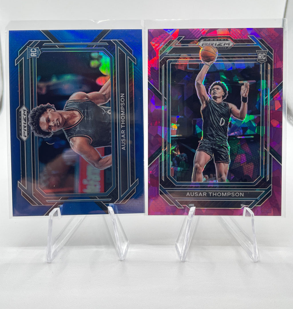 2023-24 Panini Prizm DP Ausar Thompson Blue Prizm Variation Rookie /199 + /149