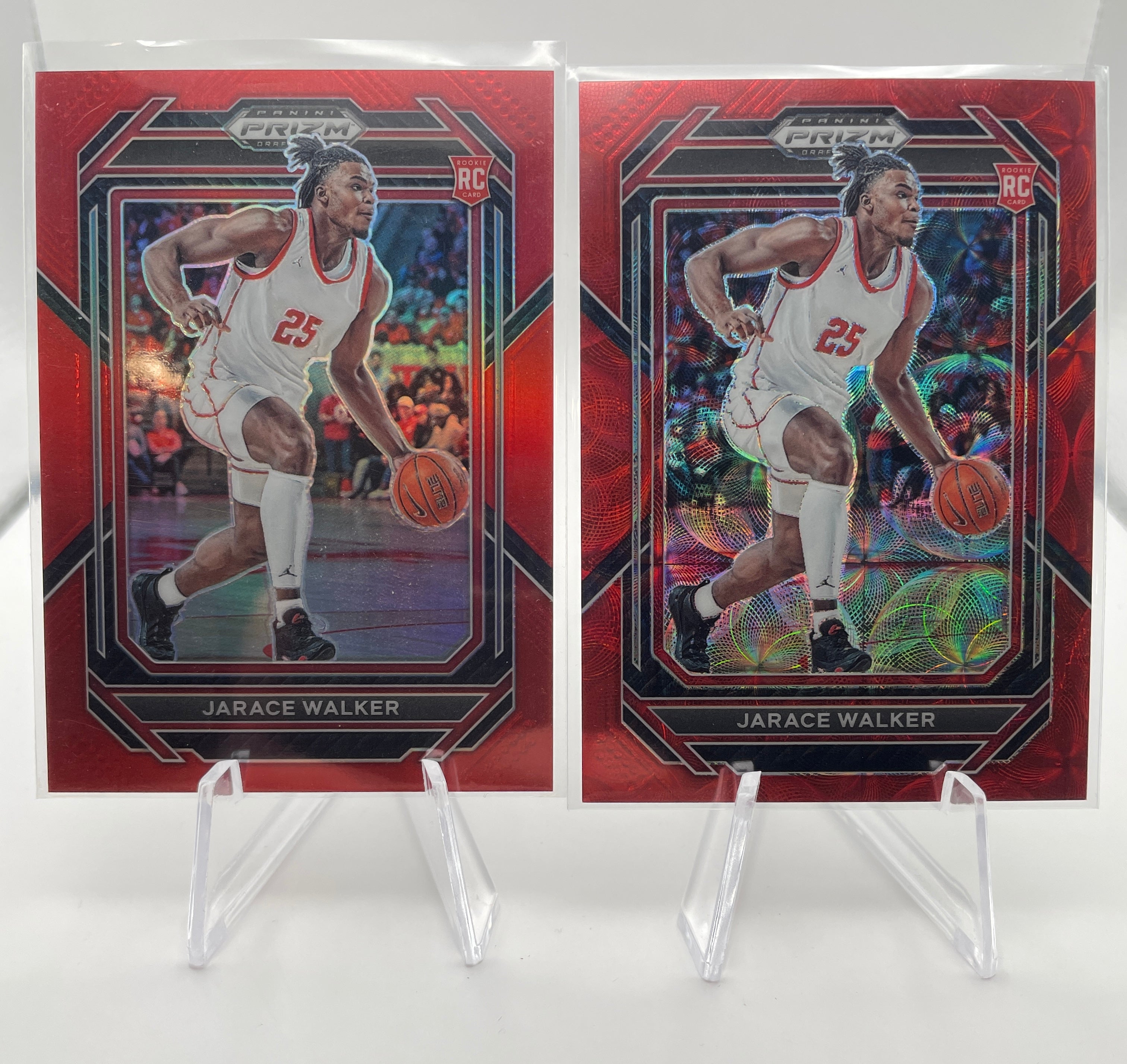2023-24 Panini Prizm DP Jarace Walker Choice Red Var/88 Blue /199 /149 Set (x5)