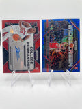 2023-24 Panini Prizm Draft Brice Sensabaugh Widescreen Prizm /19 + Red Auto /40