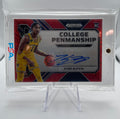 2023-24 Panini Prizm Draft Kobe Bufkin Penmanship FOTL Red Prizm Rookie Auto /9