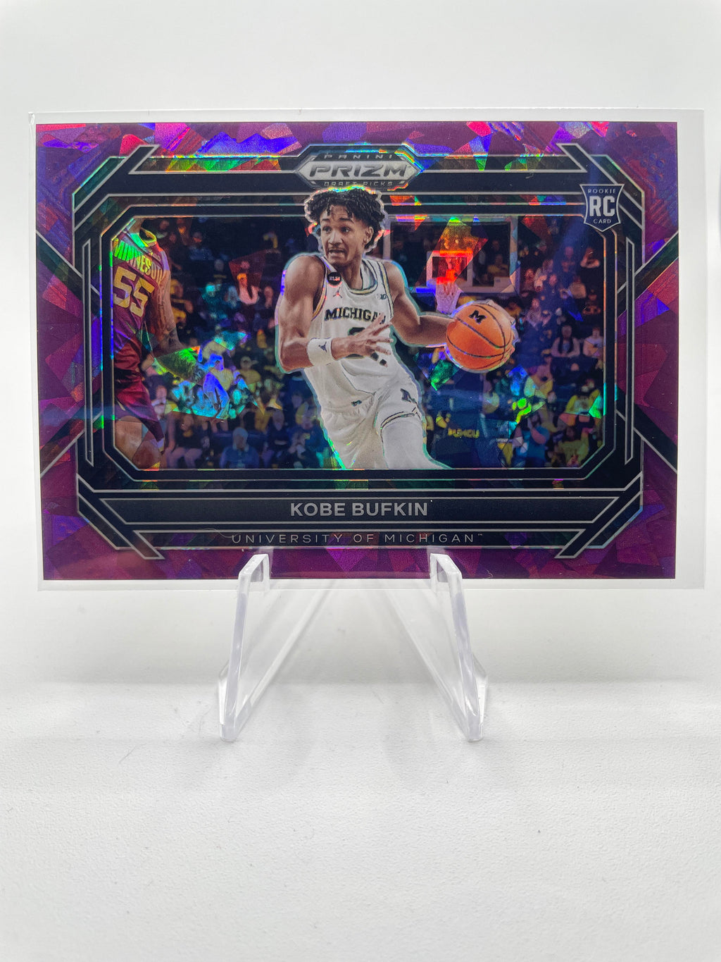 2023-24 Panini Prizm Draft Kobe Bufkin Purple Prizm /75 + Choice /88 Set (x7)