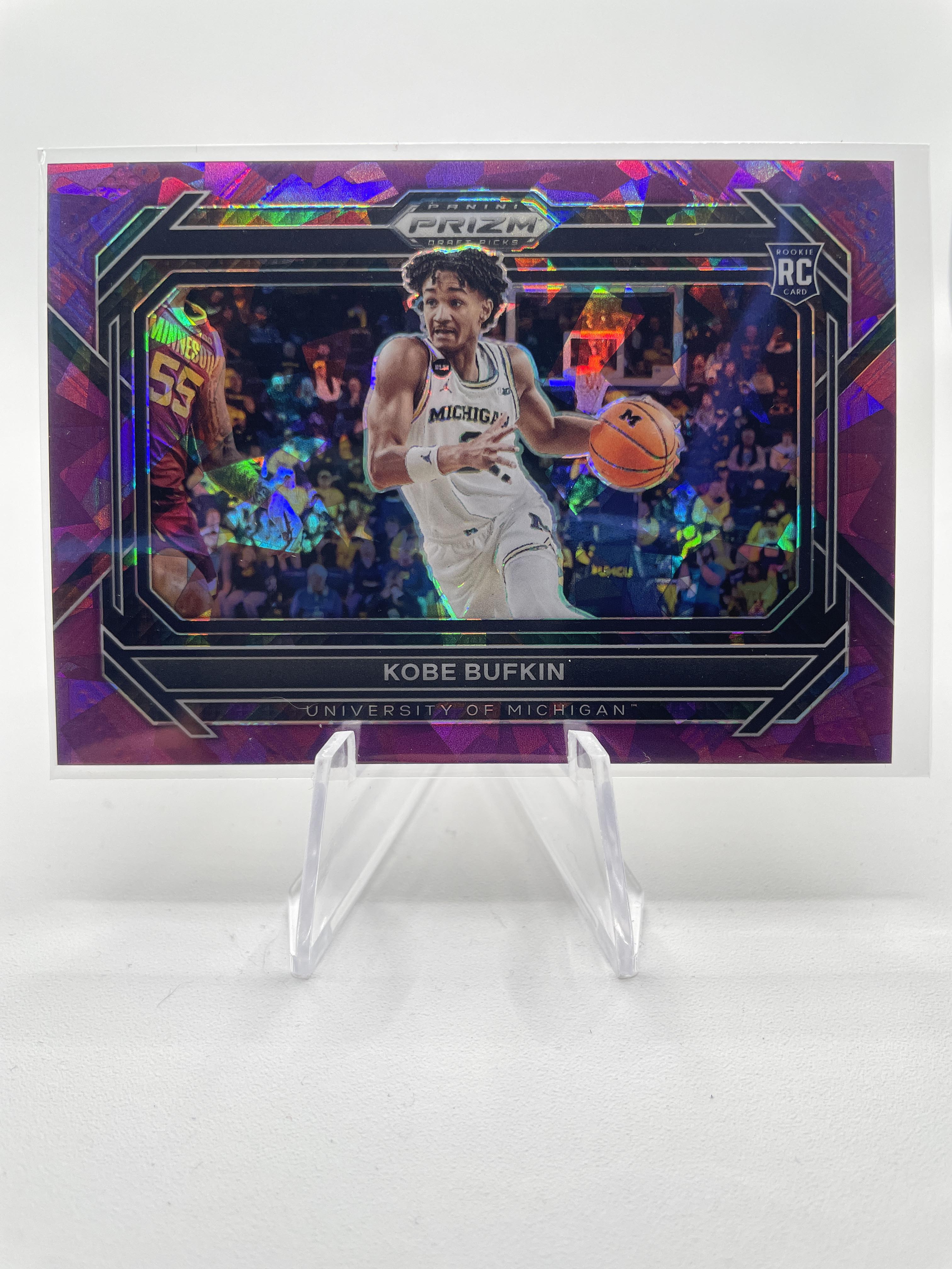 2023-24 Panini Prizm Draft Kobe Bufkin Purple Prizm /75 + Choice /88 Set (x7)