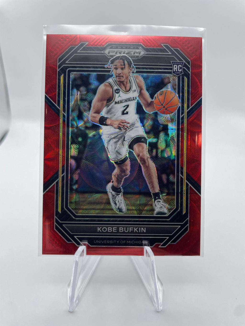 2023-24 Panini Prizm Draft Kobe Bufkin Purple Prizm /75 + Choice /88 Set (x7)