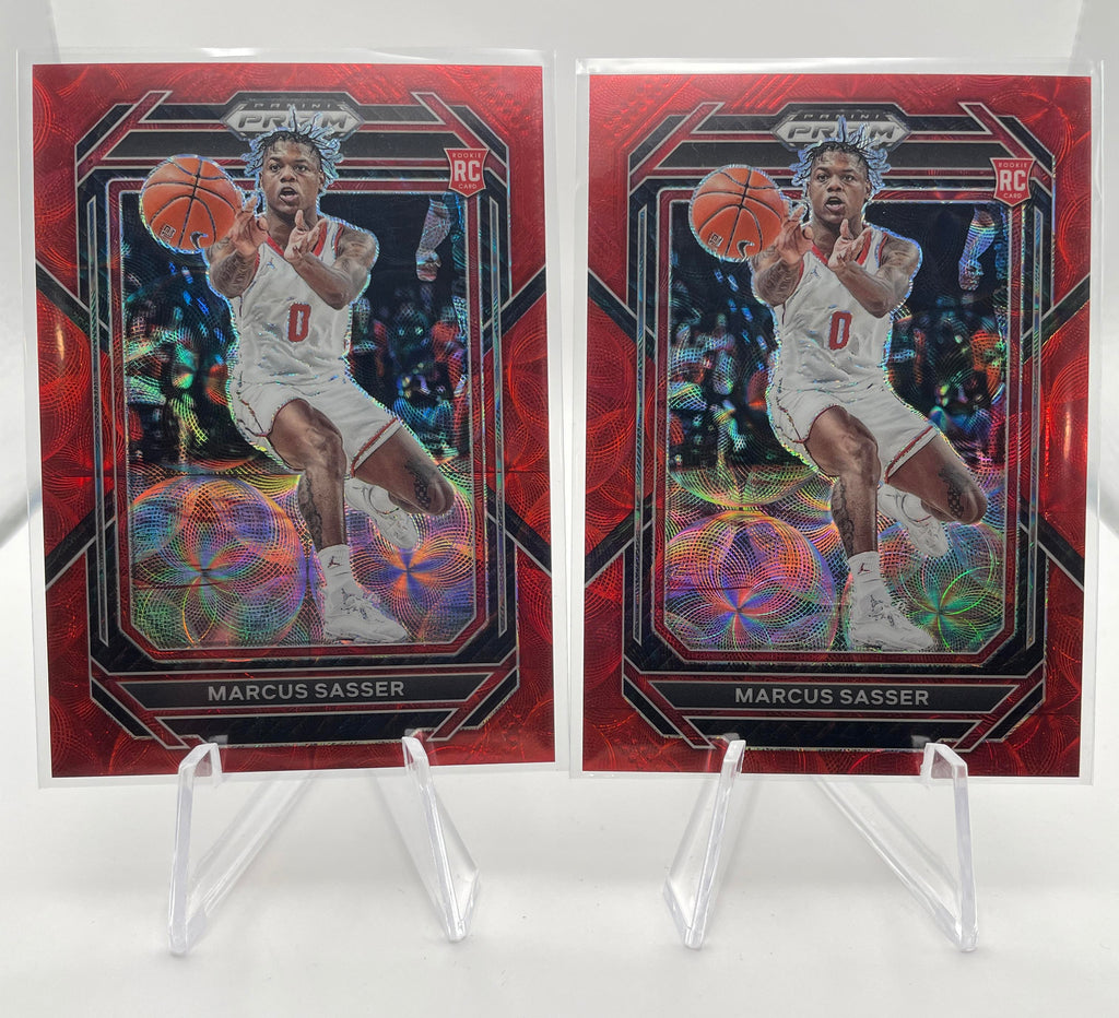 2023-24 Panini Prizm Draft Marcus Sasser Choice Red /88 + Variation /88 Set (x4)