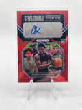 2023-24 Panini Prizm Draft Picks Chris Livingston Choice Red Prizm Auto /40