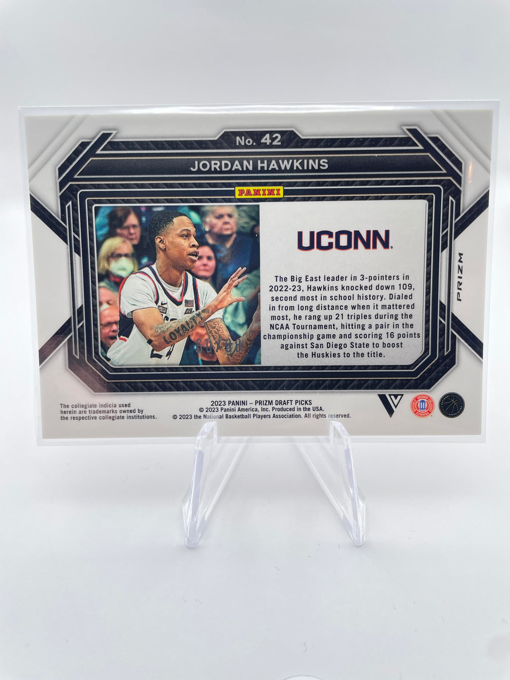 2023-24 Panini Prizm Draft Picks Jordan Hawkins Choice Red /88 Blue /99 Set (x7)