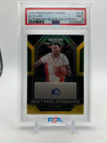 2023-24 Panini Prizm Draft Picks Kwame KJ Evans Black Gold Auto /5 # Match PSA 9