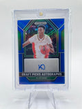 2023-24 Panini Prizm Draft Picks Kwame KJ Evans Blue Prizm Rookie Auto /125