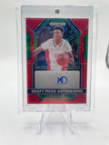 2023-24 Panini Prizm Draft Picks Kwame KJ Evans Choice Red Prizm Auto /40