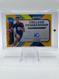 2023-24 Panini Prizm Draft Picks Kwame KJ Evans College Penmanship Gold Auto /10