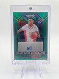2023-24 Panini Prizm Draft Picks Kwame KJ Evans Green Prizm Rookie Auto SP