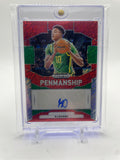 2023-24 Panini Prizm Draft Picks Kwame KJ Evans Penmanship Red Prizm Auto /11