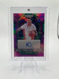 2023-24 Panini Prizm Draft Picks Kwame KJ Evans Purple Ice Prizm Auto /99