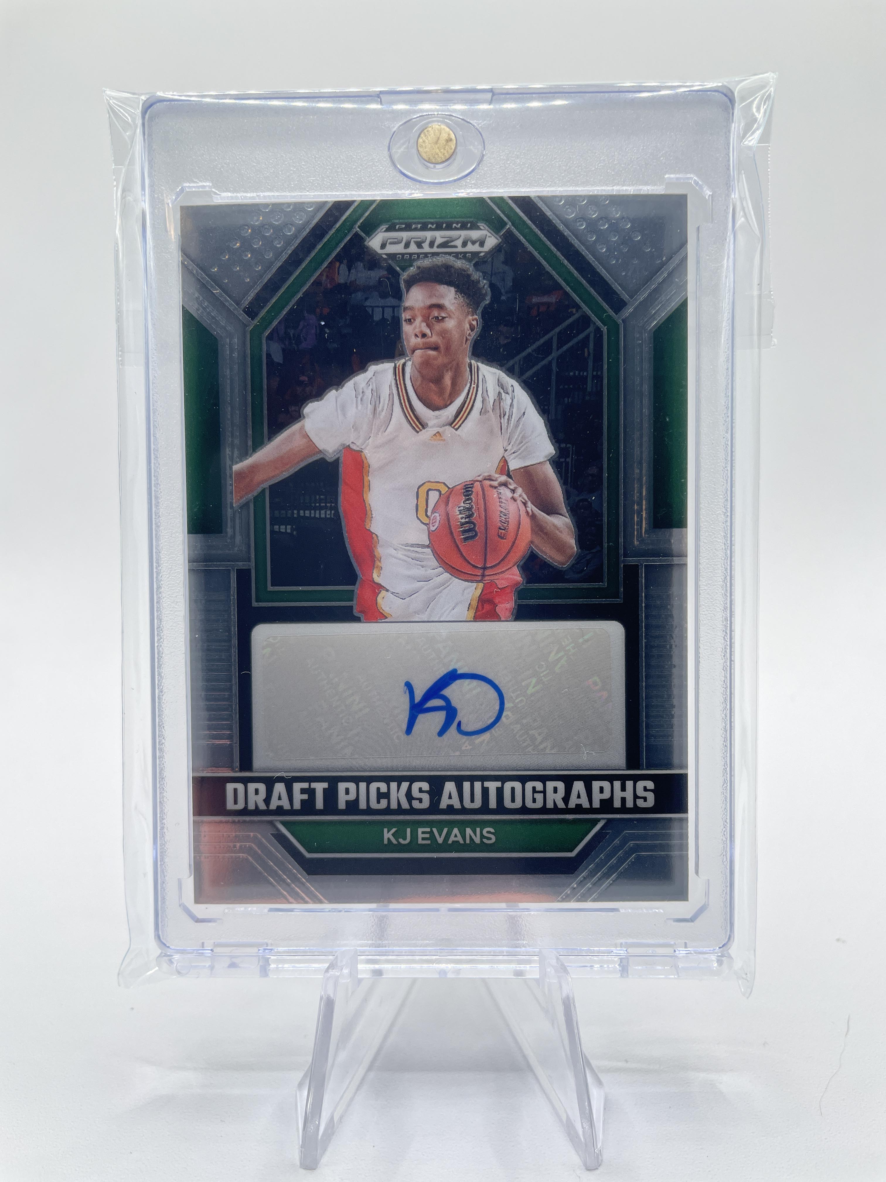 2023-24 Panini Prizm Draft Picks Kwame KJ Evans Rookie Auto #DPA-KJE