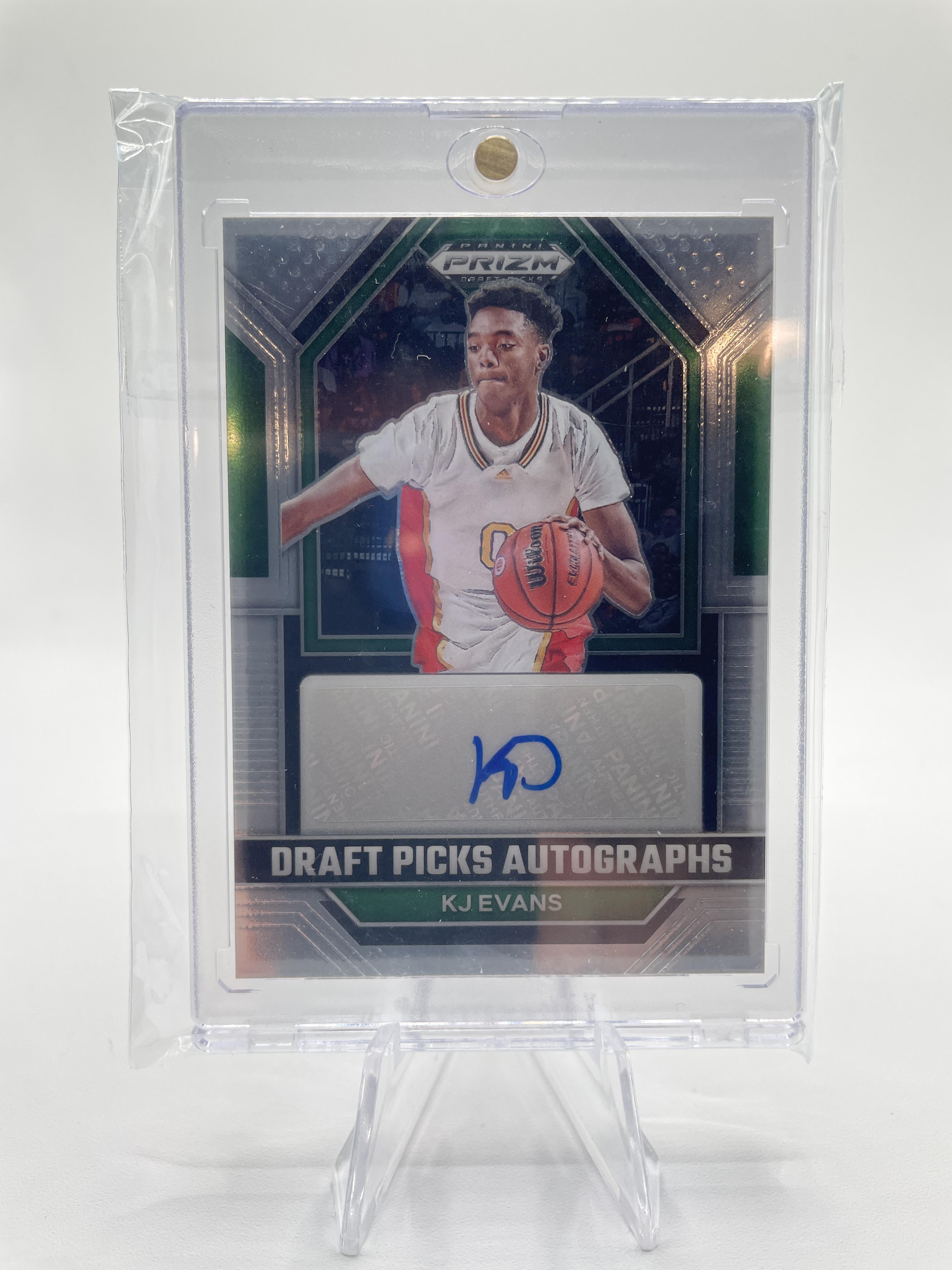 2023-24 Panini Prizm Draft Picks Kwame KJ Evans Rookie Auto #DPA-KJE