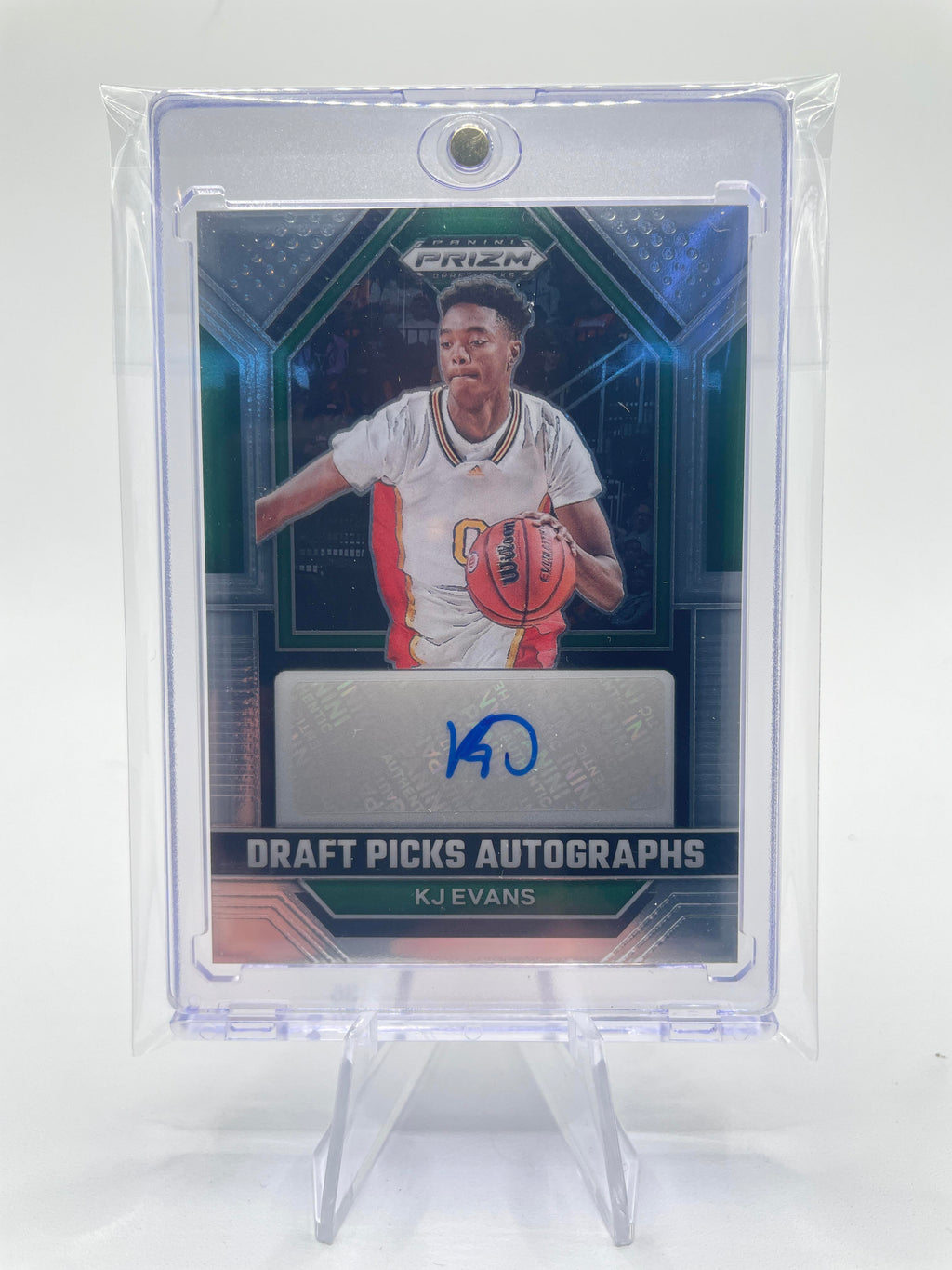 2023-24 Panini Prizm Draft Picks Kwame KJ Evans Rookie Auto #DPA-KJE
