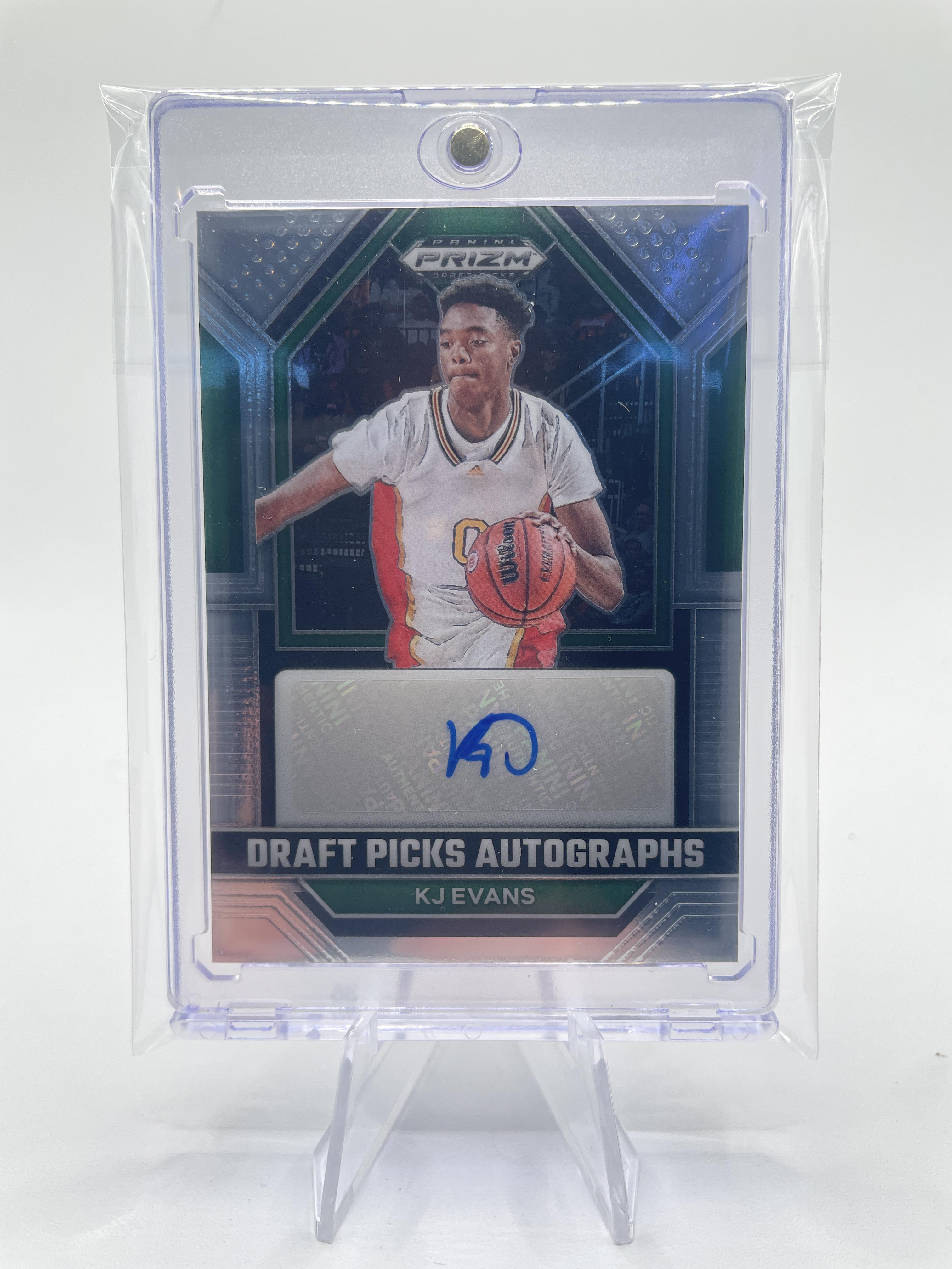 2023-24 Panini Prizm Draft Picks Kwame KJ Evans Rookie Auto #DPA-KJE