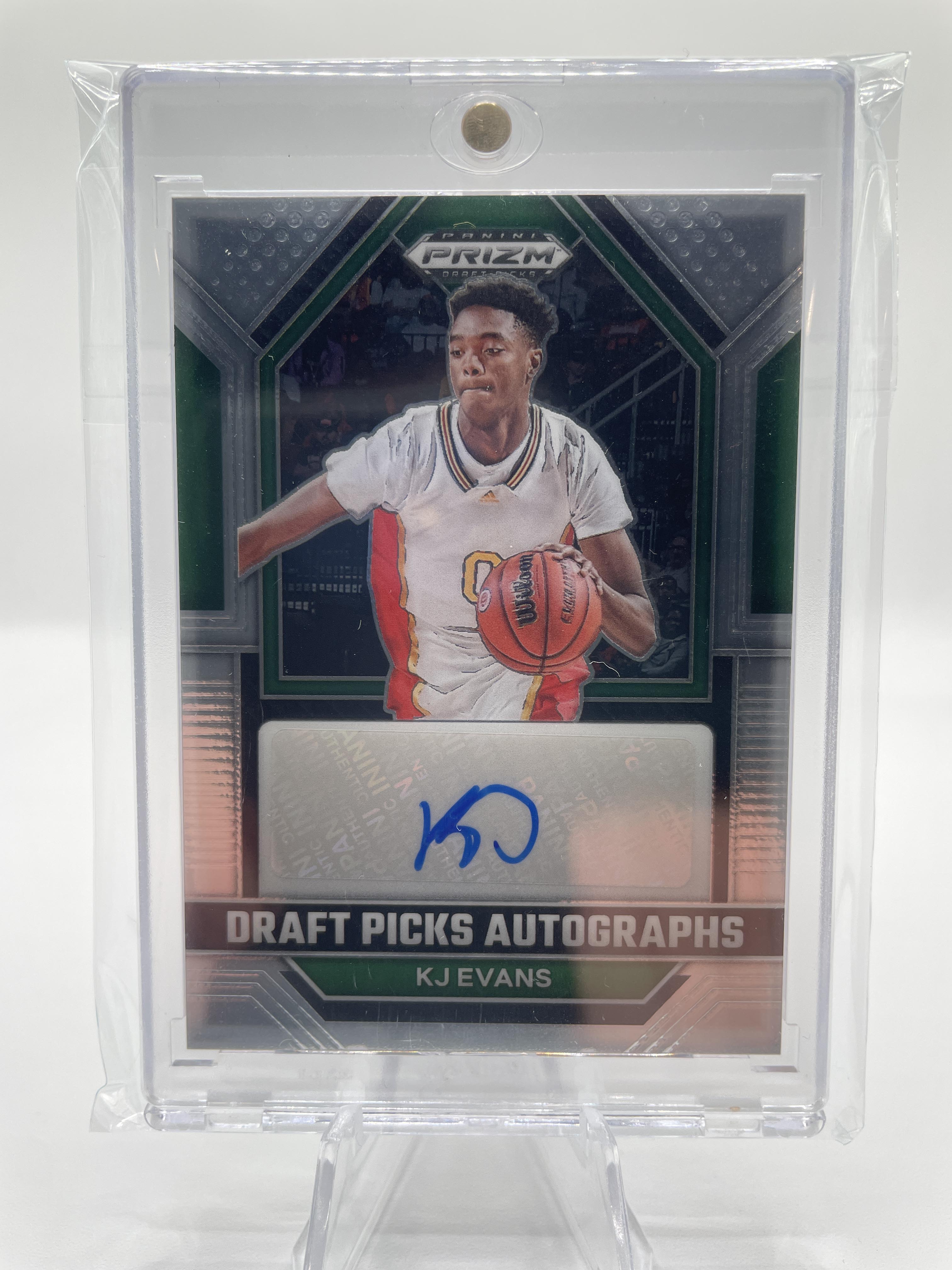 2023-24 Panini Prizm Draft Picks Kwame KJ Evans Rookie Auto #DPA-KJE