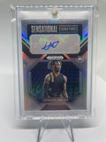 2023-24 Panini Prizm Draft Picks Leonard Miller Sensational Prizm Rookie Auto