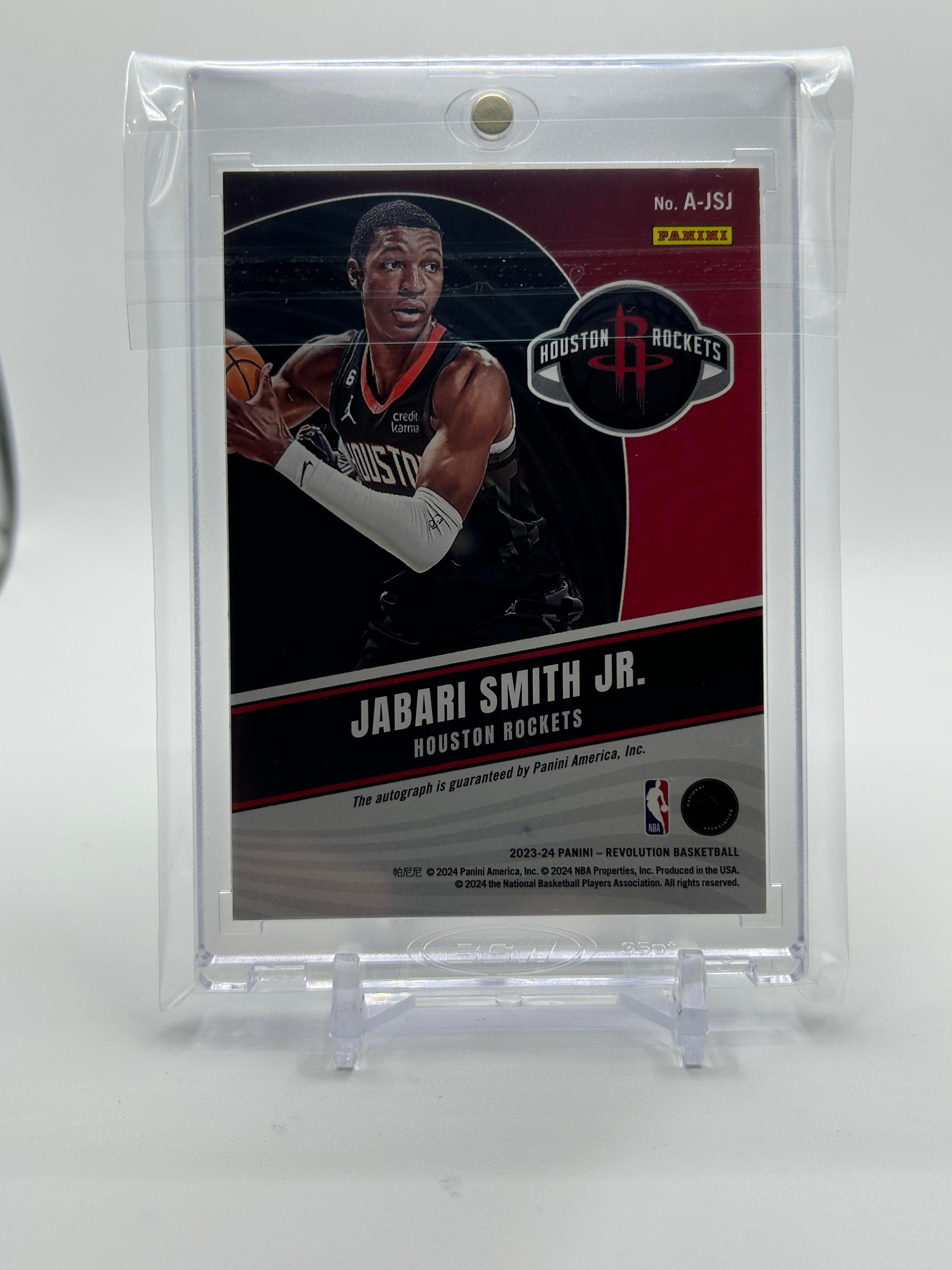 2023-24 Panini Revolution Jabari Smith Jr. Auto #A-JSJ