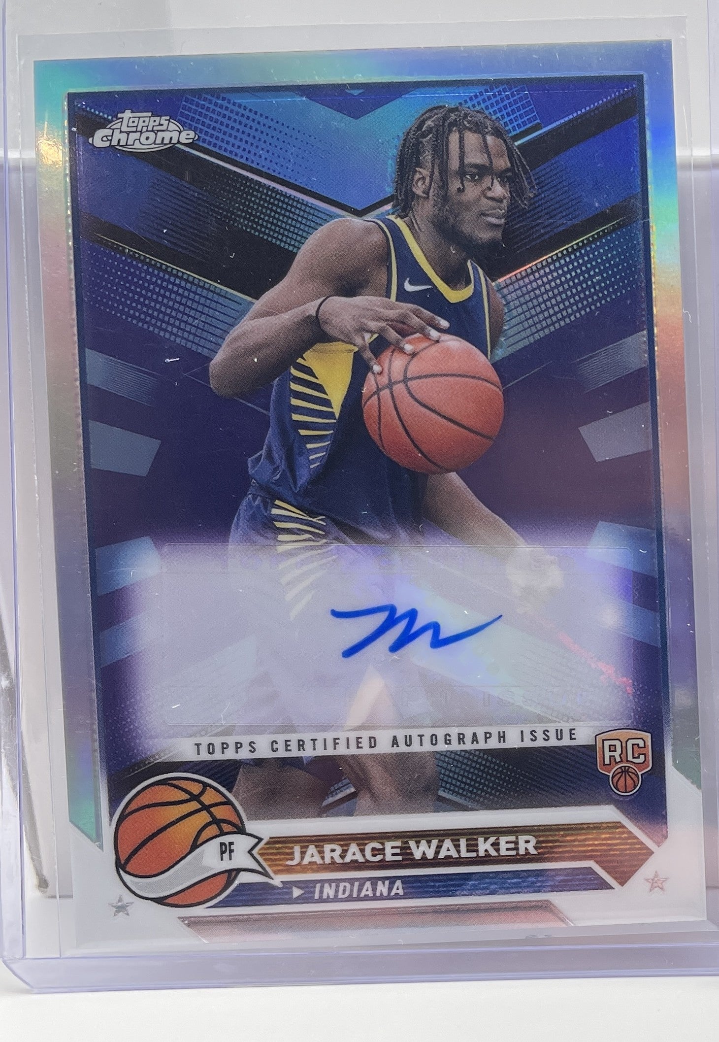 2023-24 Topps Chrome Jarace Walker Certified Rookie Auto + Refractor Set (x5)