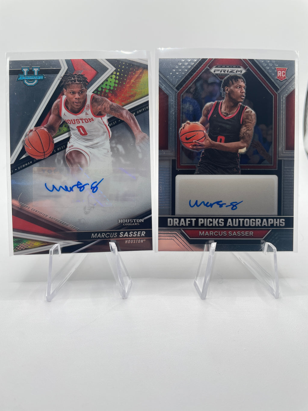 2023-24 Topps Chrome Marcus Rookie Autos + Bowman Best & Prizm DP Auto Set (x4)