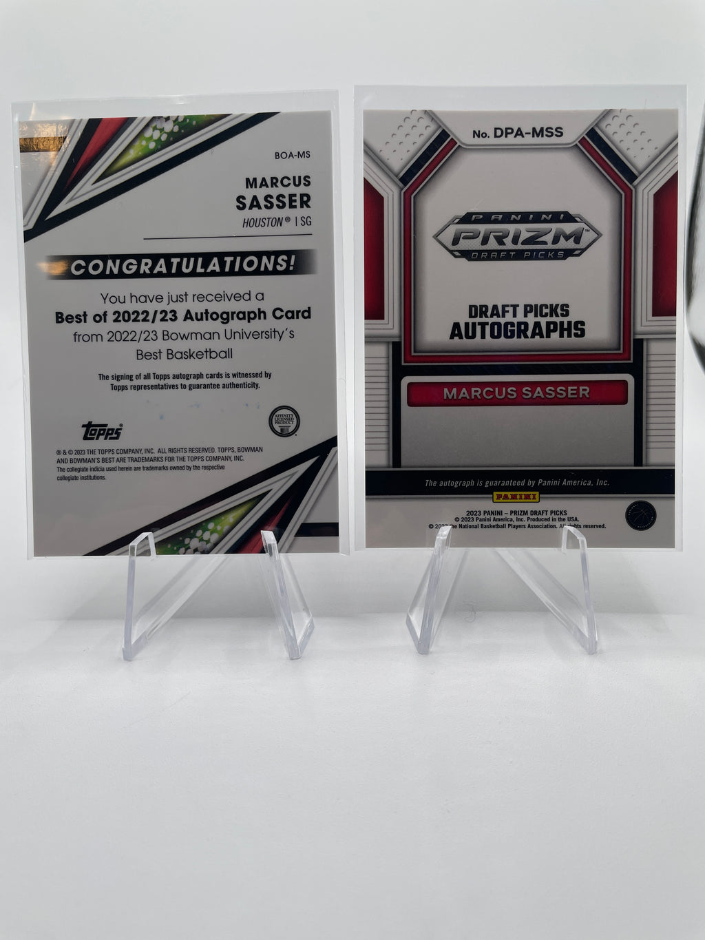 2023-24 Topps Chrome Marcus Rookie Autos + Bowman Best & Prizm DP Auto Set (x4)
