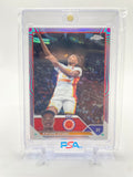 2023-24 Topps McDonald's Chrome Kwame KJ Evans Aqua Swirl Refractor /175 #6