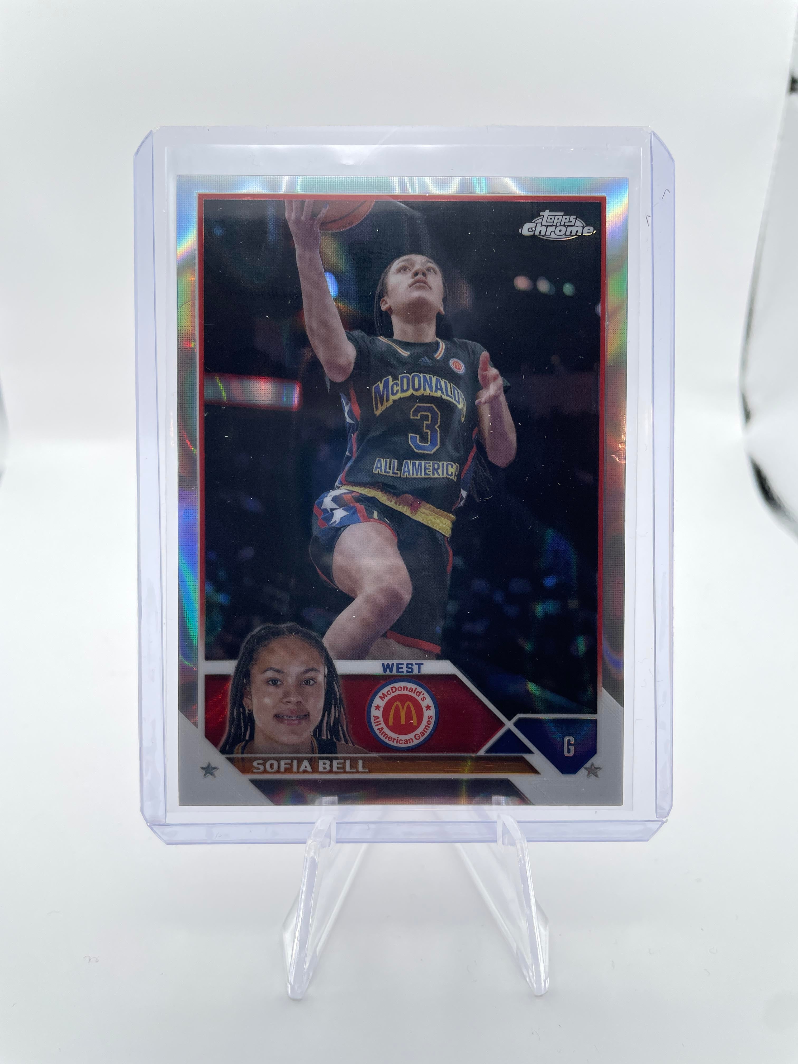2023-24 Topps McDonald's Chrome Sofia Bell Lava Refractor /299 #38