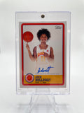 2023-24 Topps Mcdonalds Chrome Aden Holloway Game day Paper SP On-Card Auto