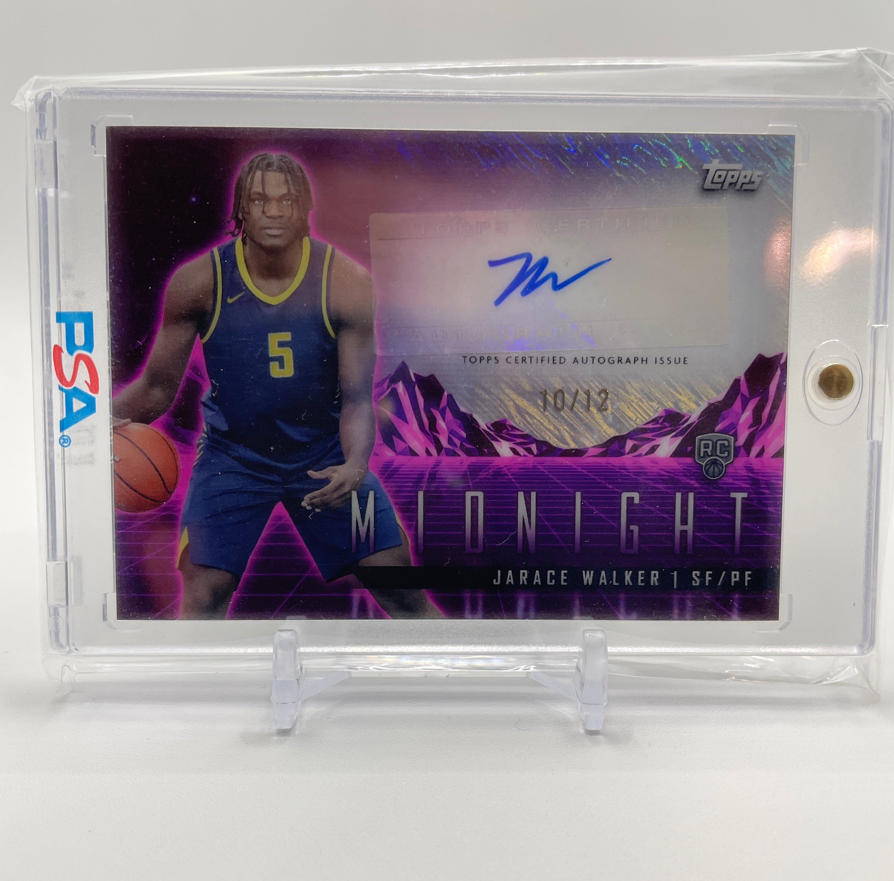 2023-24 Topps Midnight Jarace Walker Rookie Horizon Signatures Auto /12