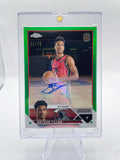 2023-24 Topps OTE Chrome Bryson Tiller Green Refractor Auto /75 #A-BT