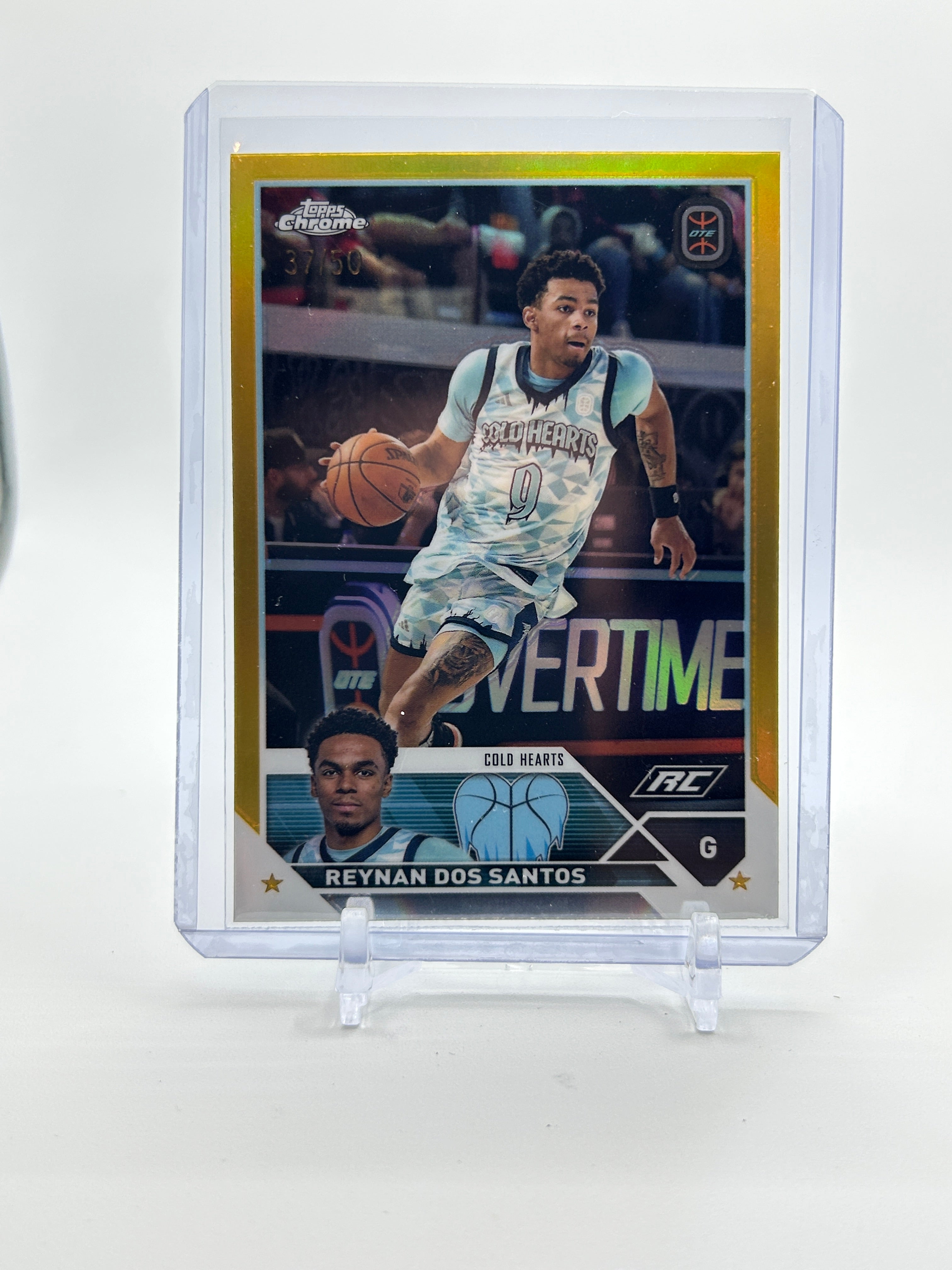 2023-24 Topps OTE Chrome Reynan Dos Santos Gold Refractor /50