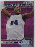 2023-24 Upper Deck Goodwin Champions Brandon Miller Pink Traxx Rookie SP /299