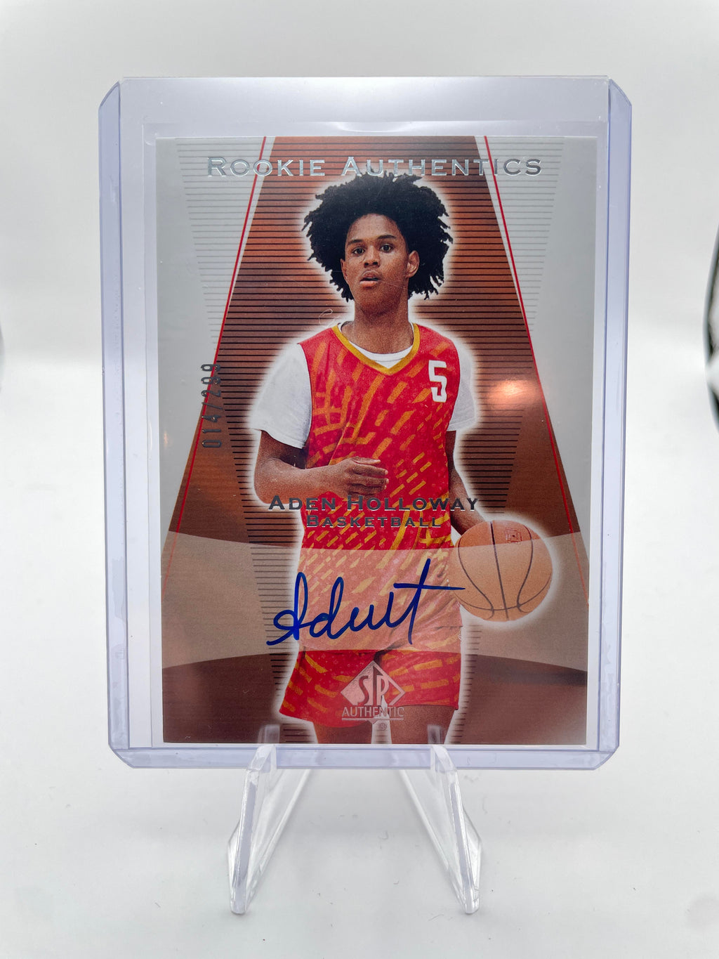 2023-24 Upper Deck SP Authentic Aden Holloway Rookie On-Card Auto /299 Set (x4)