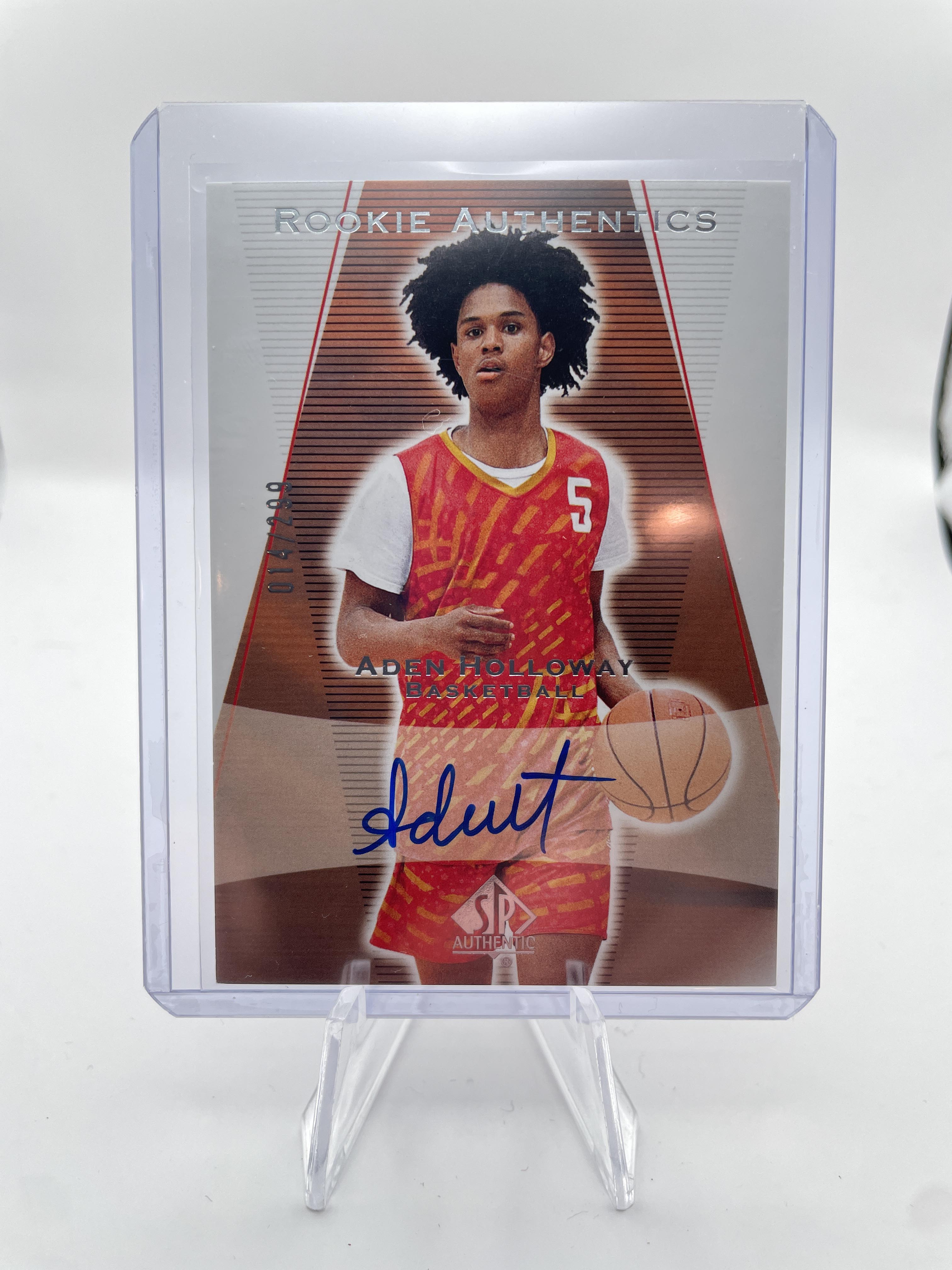 2023-24 Upper Deck SP Authentic Aden Holloway Rookie On-Card Auto /299 Set (x4)