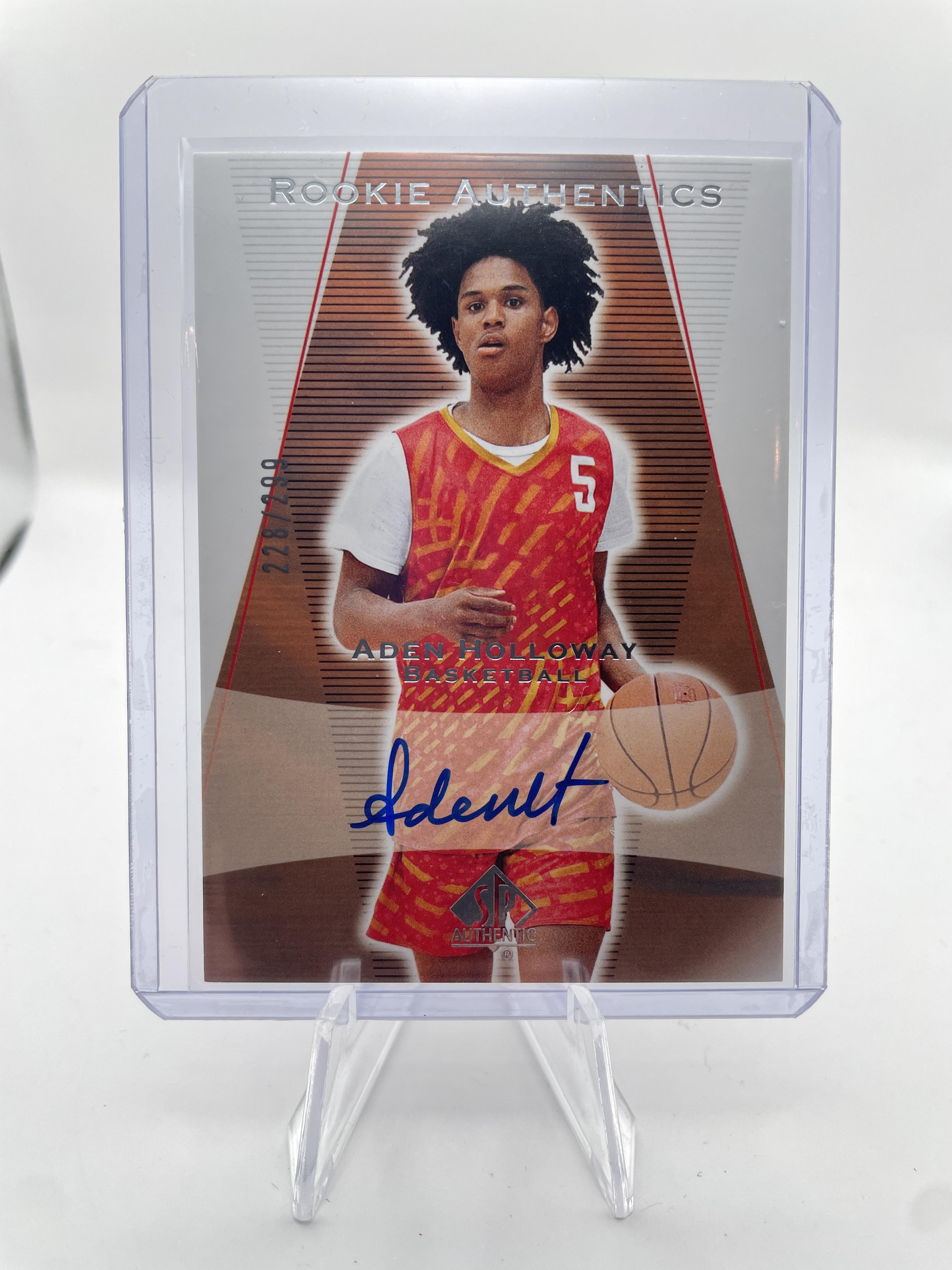 2023-24 Upper Deck SP Authentic Aden Holloway Rookie On-Card Auto /299 Set (x4)